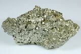 Shiny, Cubic Pyrite Crystal Cluster - Peru #184548-1